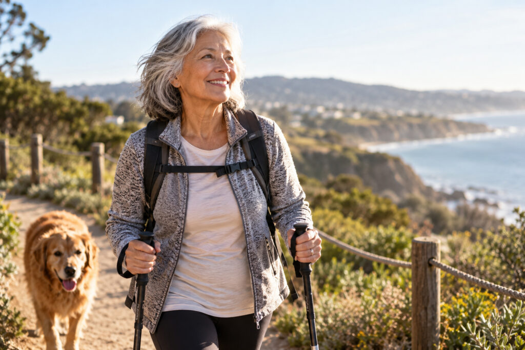Older adult making her own daily choices while living independently at home